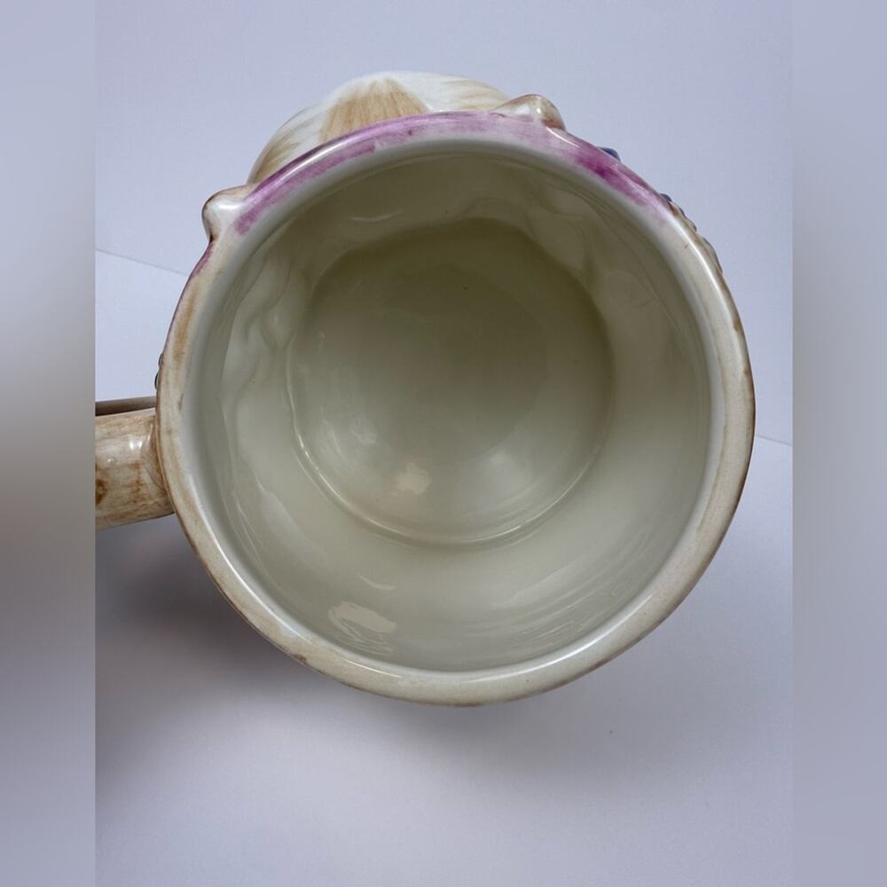 Gibson Ceramic 3D Cat Coffee Tea Mug With Bows And Flowers - Picture 7 of 10